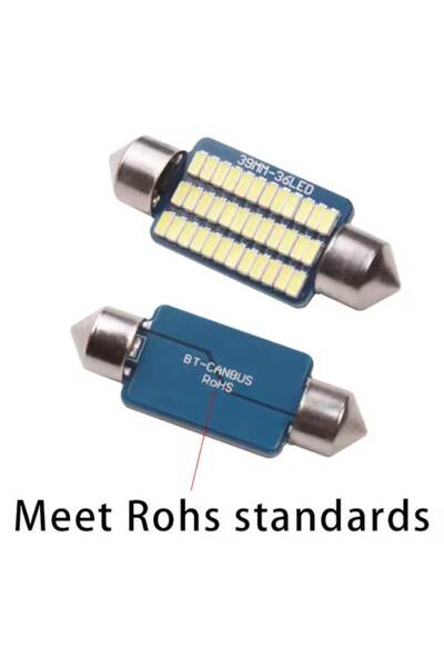 GizMondo Set of 2 LED Bulbs C5W/C10W 39mm CANBUS, 12V, 1W, Bright White