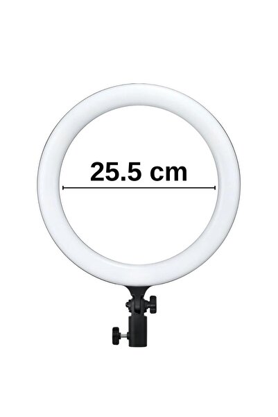 OEM Adjustable LED Ring Light Kit with Tripod & Phone Holder - 25.5cm, Dual Color, USB Powered