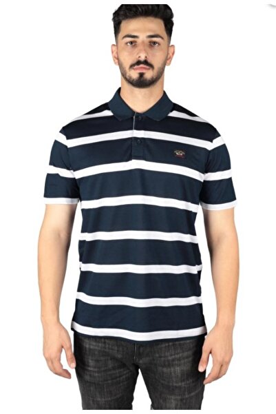 PAUL&SHARK MEN'S KNITTED POLOSHIRT C.WCOTTON