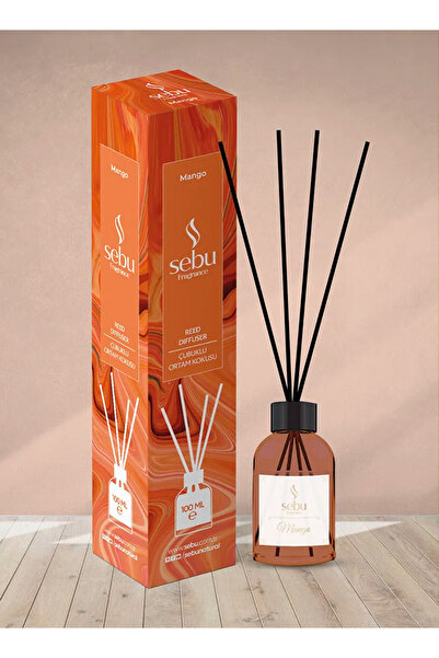 Sebu Çubuklu Oda Kokusu 50 ml – Kalıcı Ev Ofis Ortam Kokusu Reed Diffuser