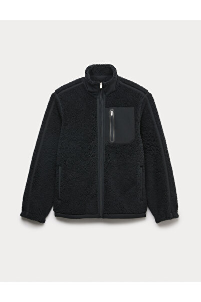 Marks & Spencer Rüzgar Geçirmez Fermuarlı Polar Ceket