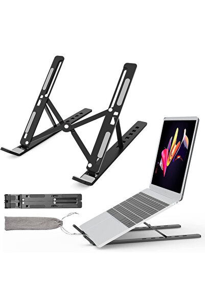 Echo Soul Suport pentru laptop Echo Soul®, reglabil pe inaltime, pliabil, din Aluminiu, Detasabil, 10-15.6"