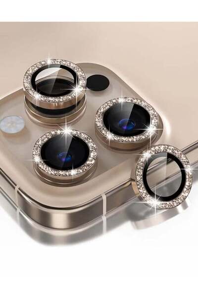 Generic Sparkling Camera 3 Individual Lens Protector for iPhone 16 Pro and 16 Pro Max