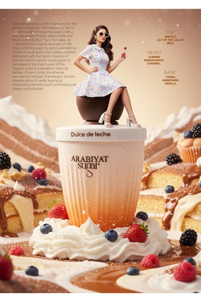 Arabiyat Sugar Eau de Parfum Dulce de Leche, Women, 100 ml