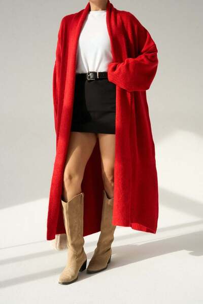 Serpirella Butik Long Soft Cardigan