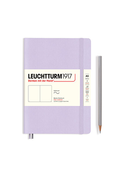 Leuchtturm1917 A5 Notebook Plain Softcover Lilac Leuchtturm