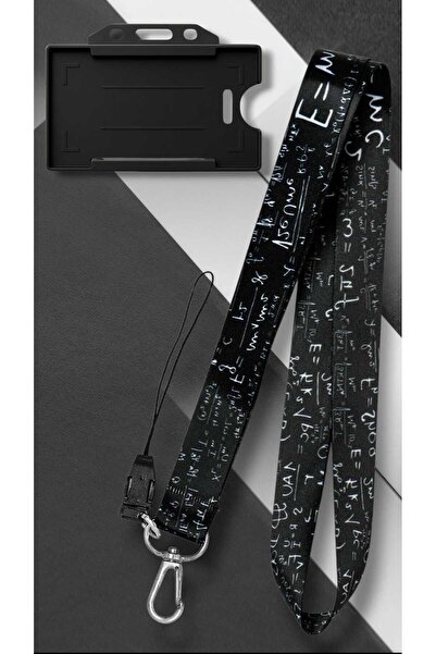 chic crazze حبل تعليق للرقبة وحامل للهاتف بنمط آينشتاين E=mc² بموضوع العلوم و...