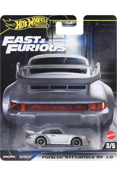 HOT WHEELS Fast-Furious Premium Araba PORSCHE 911 CARRERA RS 3.8 HNW46 - JBM03