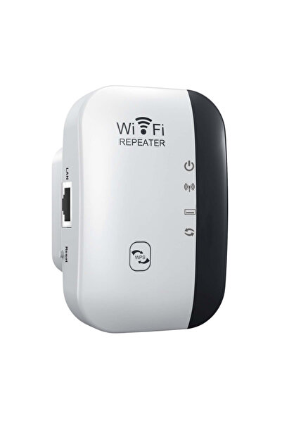 Sueva Wireless Signal Booster 2.4GHz 300Mbps, Extended Range 10m, LAN Slot, White