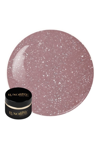 LUXORISE RevoFlex Disco UV Nail Builder Gel 15ml, Vintage Sparkle