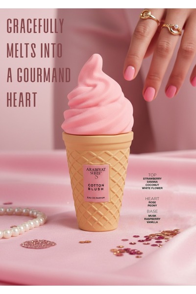 Arabiyat Sugar Eau de Parfum Cotton Blush, Unisex, 100 ml