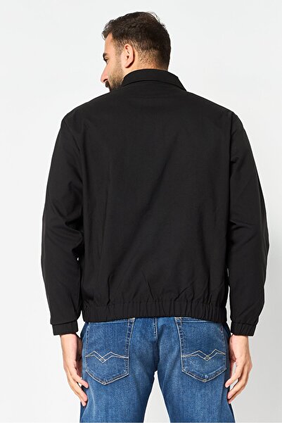 XLARGE Men Embroidered Logo Long Sleeve Jacket, Black