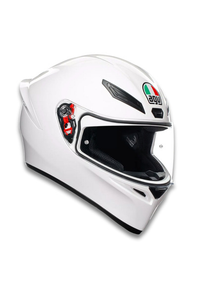 AGV K1 S Mono White Kapalı Motosiklet Kaskı - Beyaz