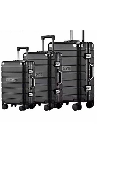 NKX مجموعة حقائب سفر فاخرة ذات هيكل صلب - حقائب سفر متينة من سبائك الألومنيوم...