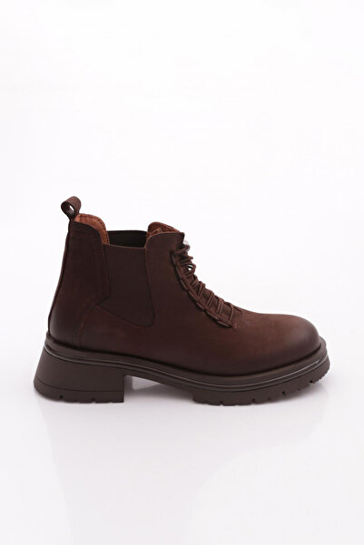 DGN 0224-1 Γυναικείες μπότες με κορδόνια από καουτσούκ