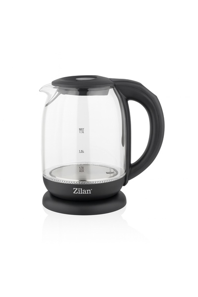 Zilan ZLN-3956 Electric Kettle – 2200W, 1.7L, Temperature Control, LED, Glass