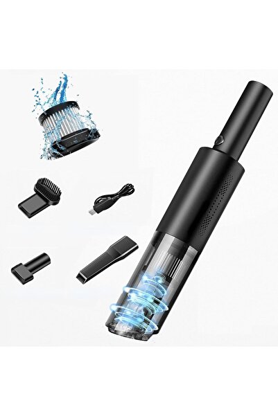 Generic Handheld Vacuum Cleaner 6000Pa 120W Wet/Dry Cordless - Black