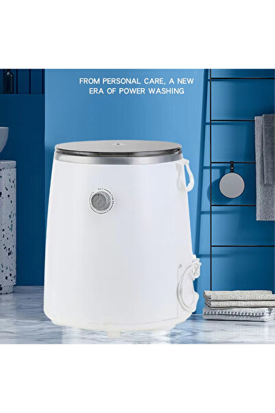 Generic Portable Mini Washing Machine 20L Adjustable Timer (1–10 Minutes) with Removable Dryer