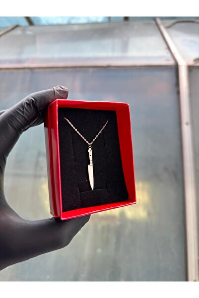 Ruenss Bıçak Kolyesi - Üzerine İsim Yazılabilir - Aşçılar-Sevililer-Hediye-92...