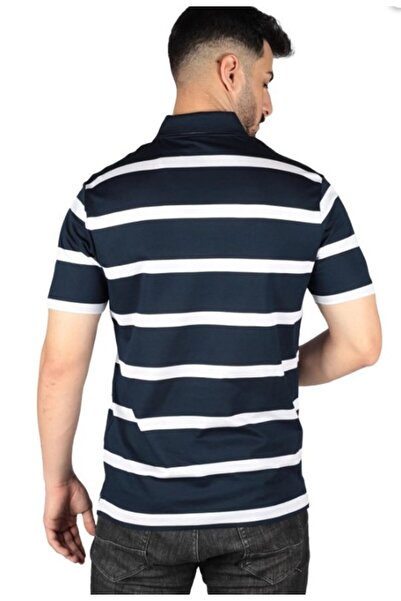 PAUL&SHARK MEN'S KNITTED POLOSHIRT C.WCOTTON