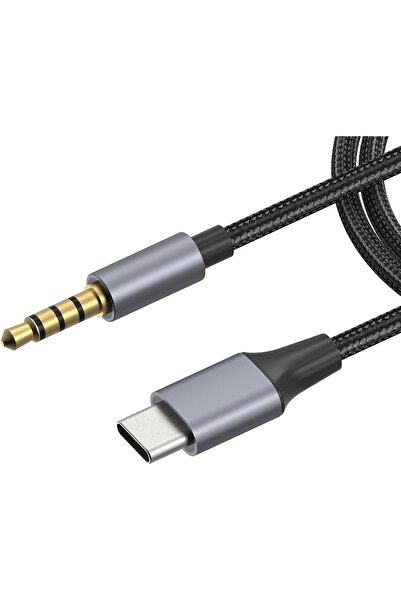 RAWAID 1M USB C to 3.5mm Headphone Car Auxiliary Cord, Type C to 3.5mm Audio ...