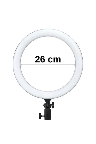 OEM LED Ring Light with Tripod & Adjustable Brightness, 120 LEDs, 26cm Diameter