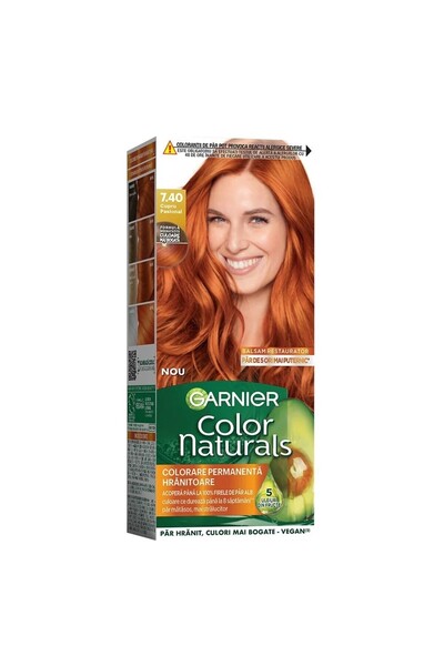 Garnier Color Naturals Set 3 x Vopsea de Par Permanenta cu Amoniac Color Natu...