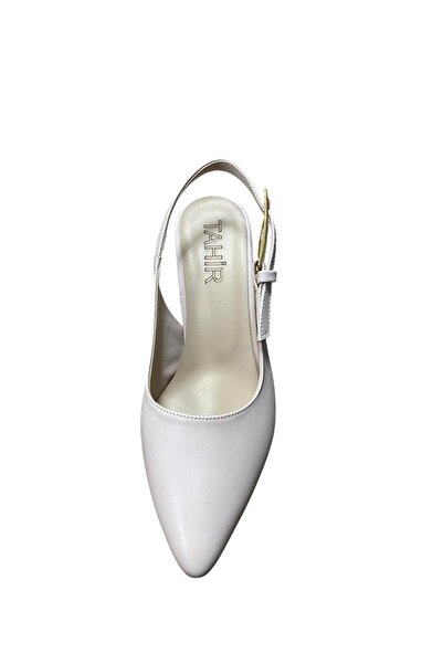 Tahir Women's Open Back Goblet Heel Stiletto