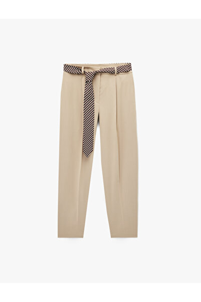 Koton Carrot Pants with Belt Detail