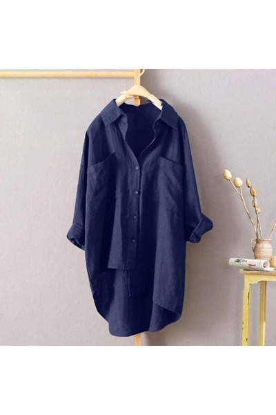 FASHION Loose Fit Desert Luxe Oversized Casual Long Shirt for Women