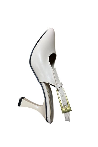 Tahir Women's Open Back Goblet Heel Stiletto
