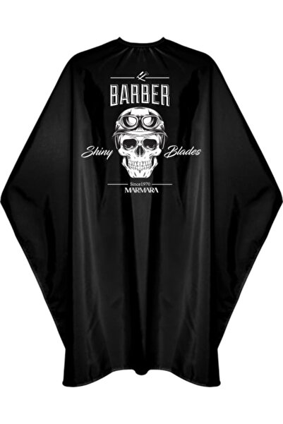 Pauco Profesional Pelerina frizerie Marmara Barber Cape Skull Black