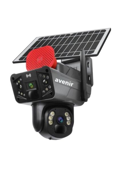 AVENİR 6MP AV-S427H 4G Solar IP Kamera 2 Kameralı