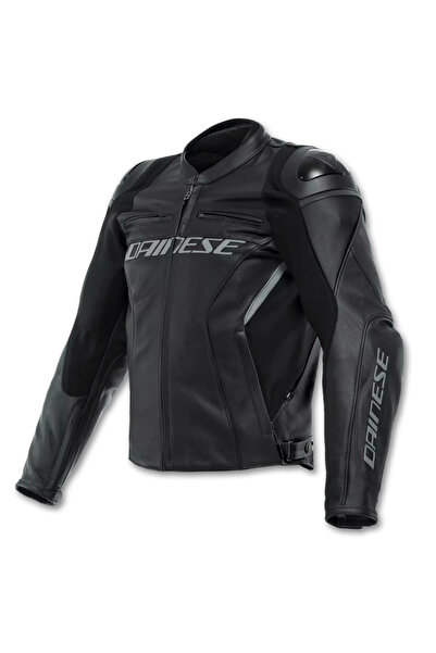 Dainese Racing 4 Black Black Deri Motosiklet Mont