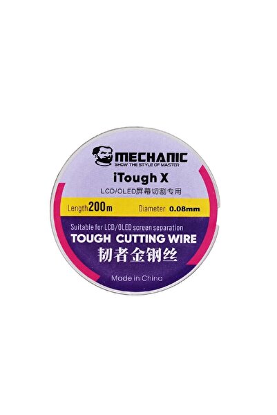 OEM Mechanic İTough X Cep Telefon & Tablet Ekran Ayırma Teli 0,08mm 200Metre