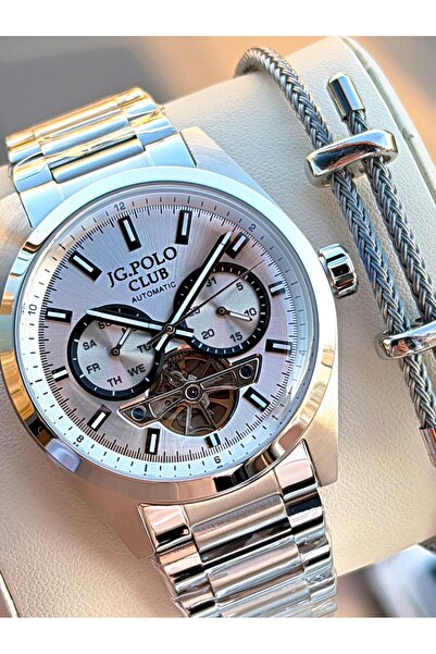 JG. Polo Club Jg.Polo Club Automatic Mechanism Italian Design Bracelet 5Atm Water Resistant Men's Wristwatch 04102.4
