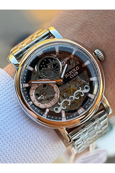 JG. Polo Club Jg.Polo Club Automatic Mechanism Italian Design Bracelet 5Atm Water Resistant Men's Wristwatch 02014.3