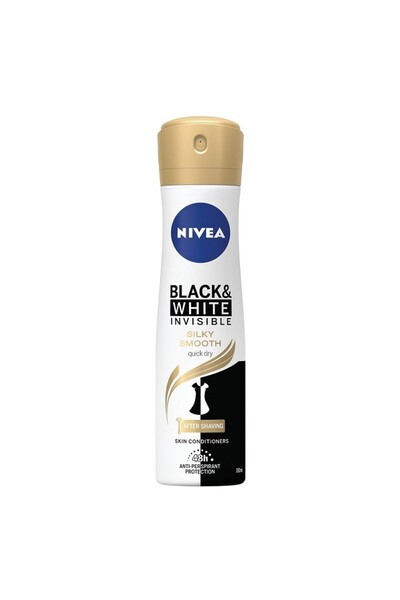 NIVEA Set 2 x Deodorant Spray Invisible Black & White Silky Smooth Deo 150ml