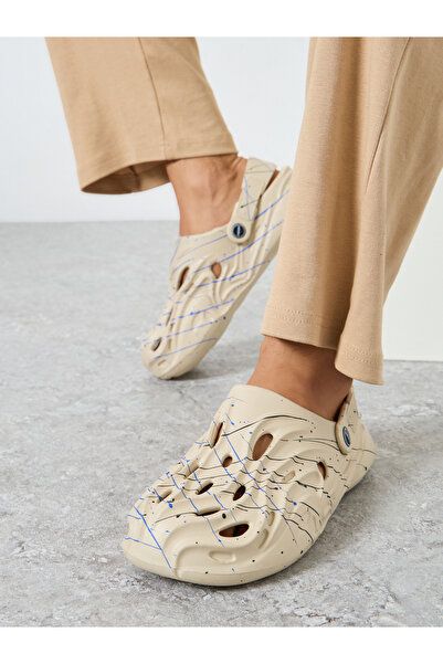 Styli Printed Sculpted Slip-On Clogs