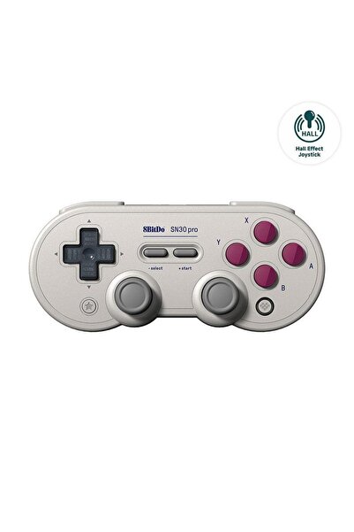 8Bitdo Sn30 Pro Bluetooth Kablosuz Hall Effect Oyun Kolu (G Classic Edition) - Switch, Switch 2, Oled, Lite