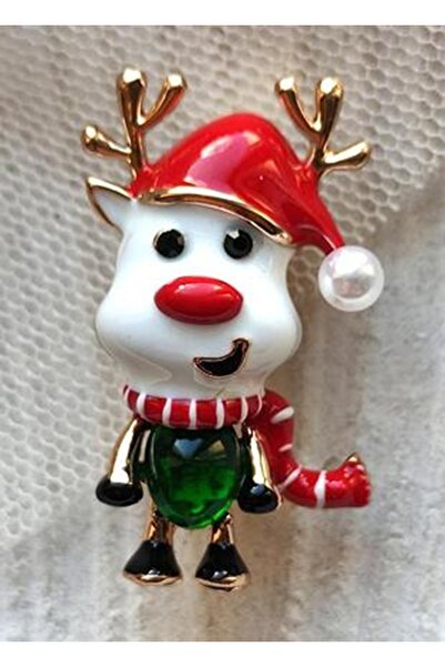 Atölye MaDe Yılbaşı Broşları ile şıklığınızı taçlandırın - Yılbaşı Geyik Broş