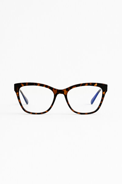 Eyesofia Pearly Cat Eye Leopard Frame Blue Block Blue Light Filter Screen Glasses