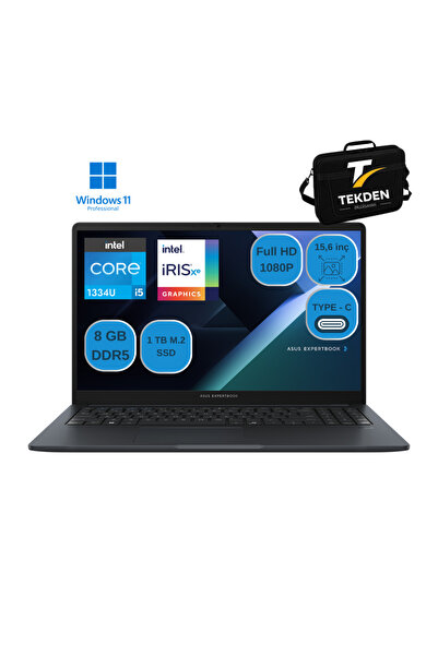 ASUS Expertbook B1 B1503CVA Intel Core I5-1334U 8GB DDR5 1TB SSD W11 PRO FULL...