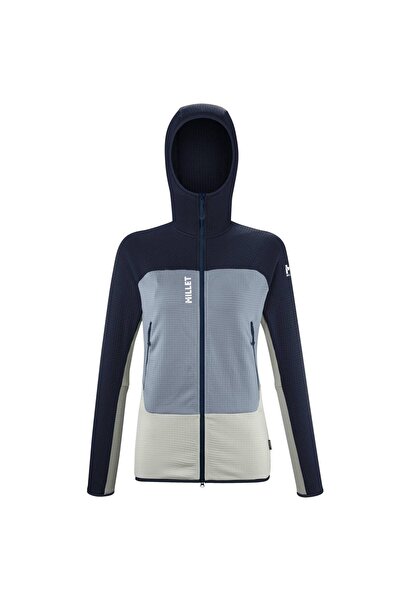 Millet FUSION GRID H Kadın Kapşonlu Polar Ceket Tam Fermuar MIV9032 N9954 Çok Renkli-M