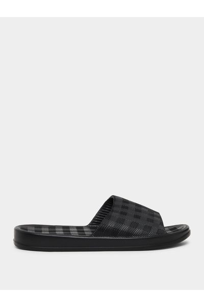 Styli Checked Slip-On Slides