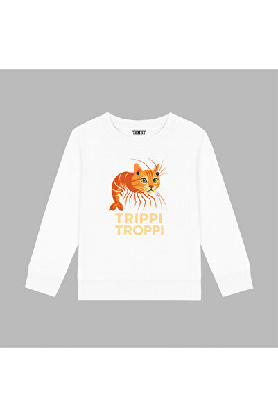 BLITZIST سترة تريبي تروبي براينروت ديزاين مطبوع ذات 3 خيوط (4-13 سنة)