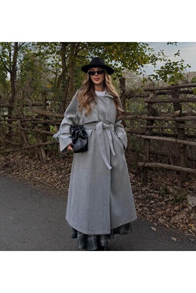 MODA AÇELYA Women's Long Coat