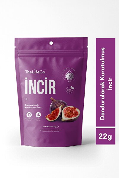 The LifeCo Freeze Dried - Dondurularak Kurutulmuş İncir 22 g