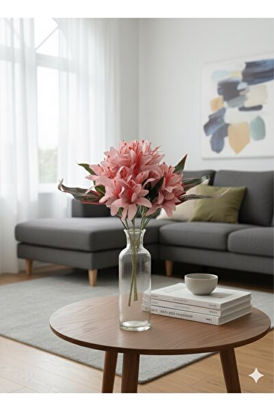 BAKBURAYA YAPAY ÇİÇEKÇİLİK BAKBURAYA KIRMIZI KILIÇ VE ÇAN ÇİÇEĞİ ÖZEL ARANJMANI