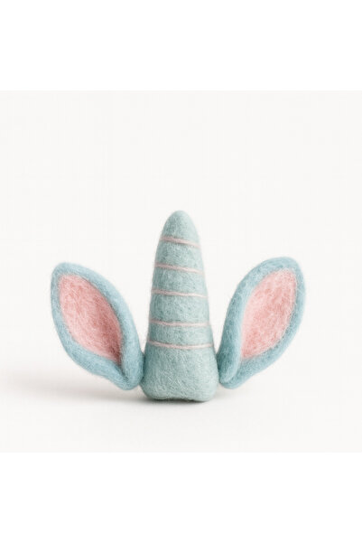 iğne izi Handmade Felt Figure Brooch Buckle Crown Ornament – Cute Felt Access...